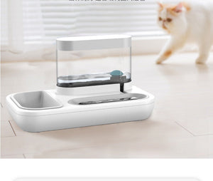 The Ultimate Solution for Pet Feeding: Automatic Pet Feeding Bowl With 1.5L Water Dispenser