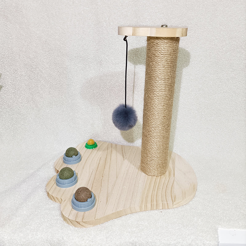 Why Your Cat Needs the Solid Wood Pet Turntable Bite Resistant Interactive Toy
