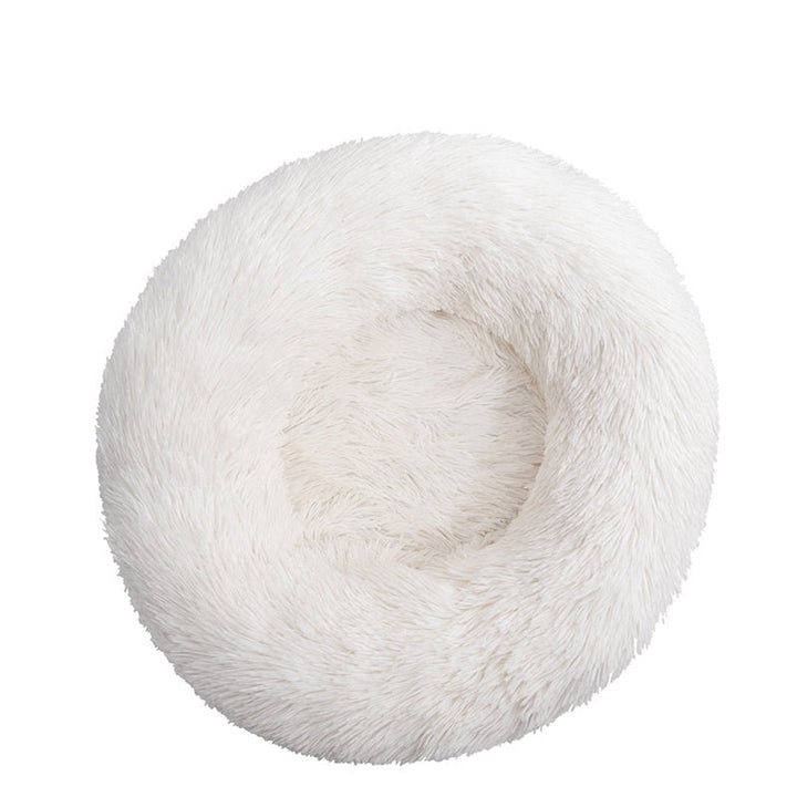 Round Cotton Pet Winter Warm Sleeping Bed