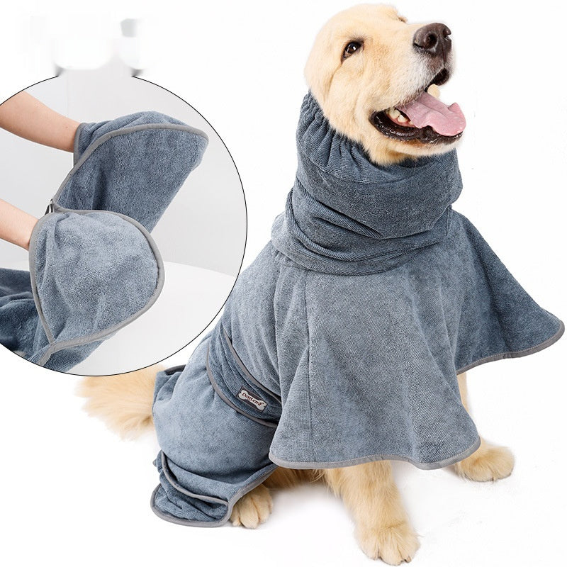 Transform Your Pet's Bath Time with Our Cotton Bath Towel